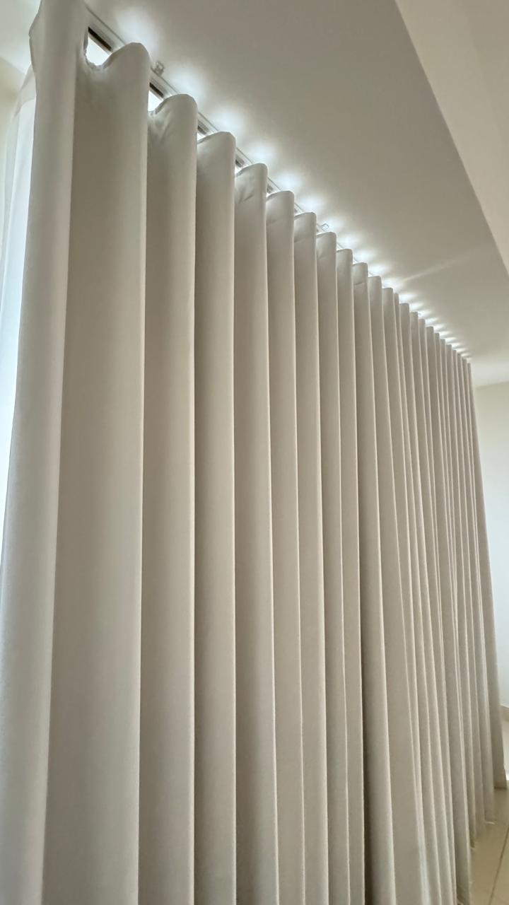Curtain install